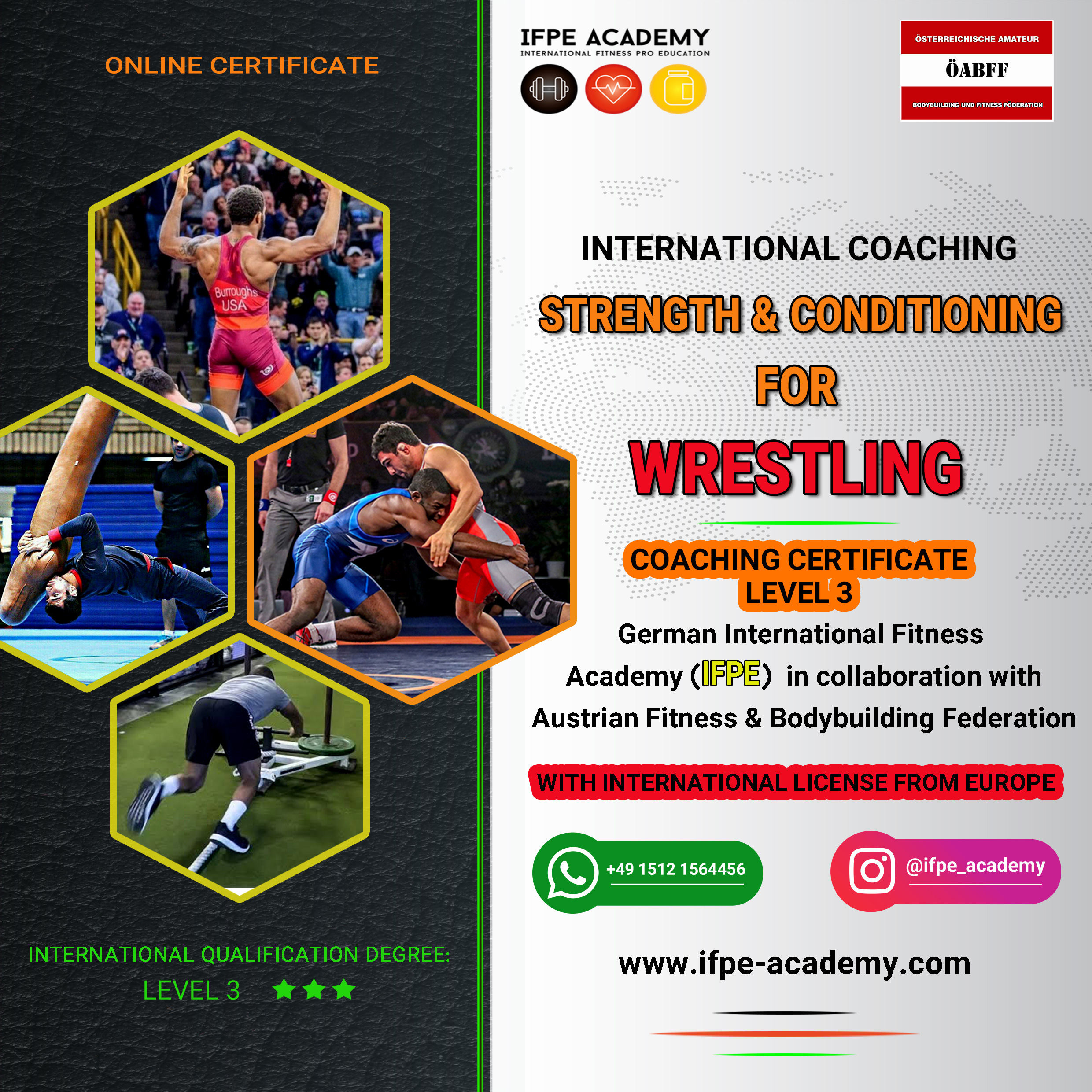 Strength and Conditioning for Wrestling IFPE Academy