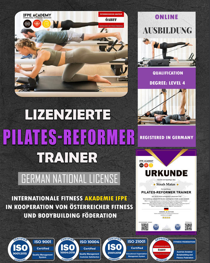 Pilates-Reformer-Lizenz