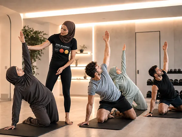 Pilates practice image